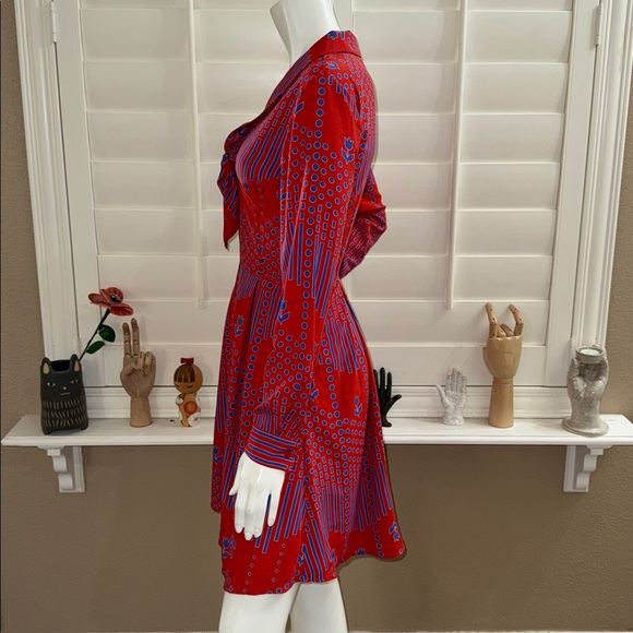 ModCloth Pleasant Confidence A-Line Tie Neck Dress - Picture 6 of 13